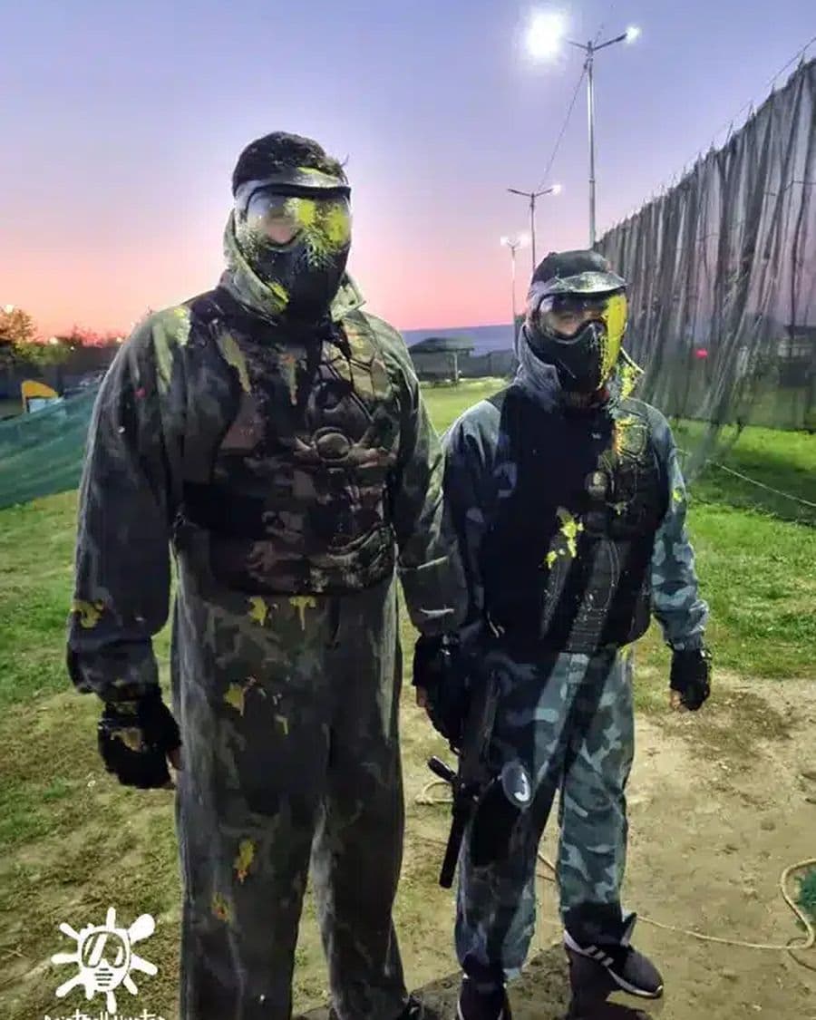 Evening atmosphere on the post-apocalyptic Area 51 field