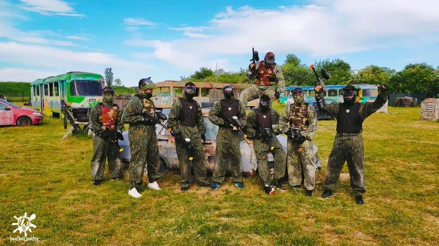 Team of players on the Area 51 field